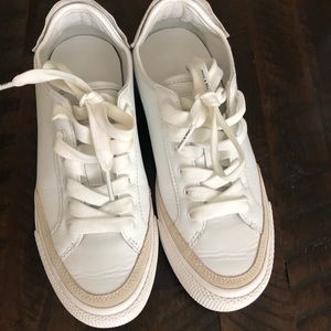Rag and Bone White low top sneakers